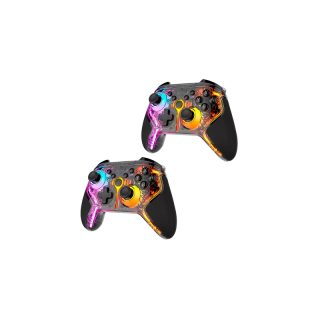 Atom Controles Inalámbricos RGB 2 Piezas Compatible con Nintendo Switch