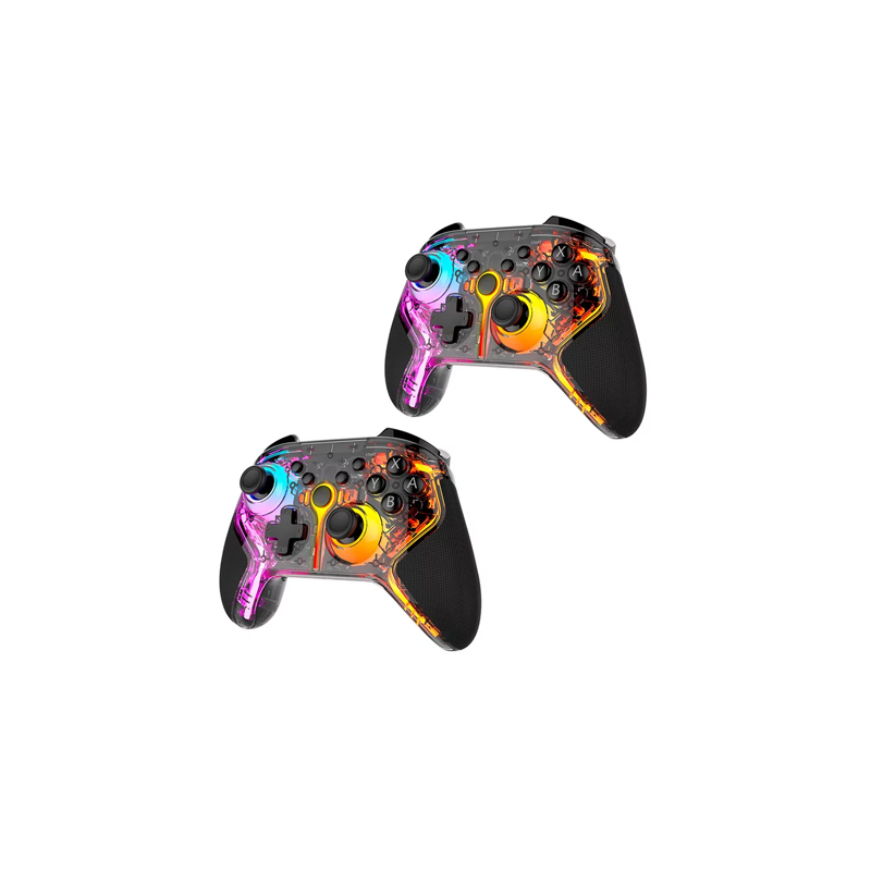Atom Controles Inalámbricos RGB 2 Piezas Compatible con Nintendo Switch