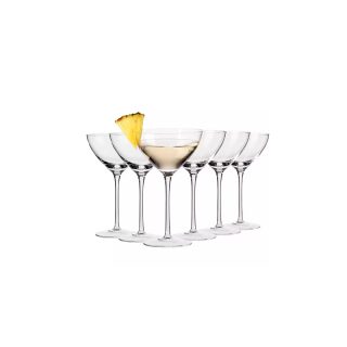 Krosno Juego de 6 Copas para Martini de 245mL
