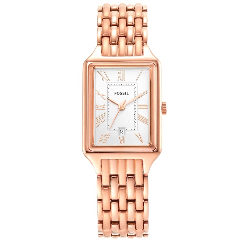 Fossil Raquel Reloj rectangular de cuarzo