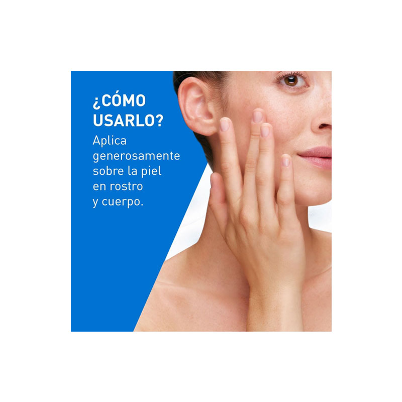 Cerave Crema Hidratante Diaria De Rostro Y Cuerpo Para Piel Seca 454Gr - Image 2