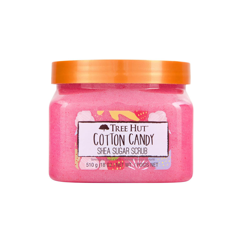 Exfoliante Corporal De Azúcar Natural Con Manteca De Karité Y Esencia De Algodón De Azúcar