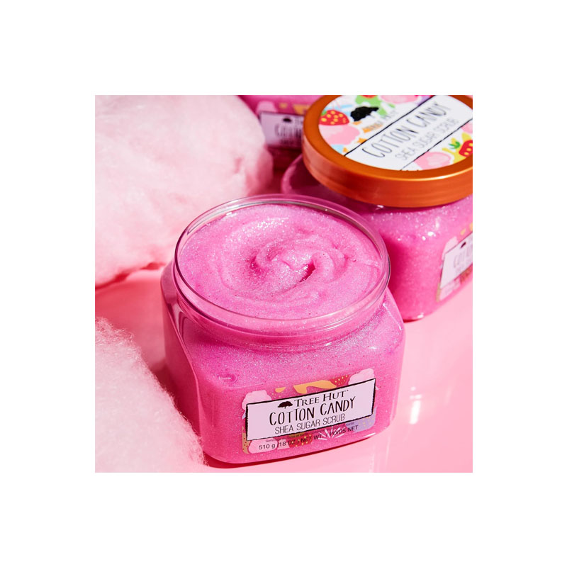 Exfoliante Corporal De Azúcar Natural Con Manteca De Karité Y Esencia De Algodón De Azúcar - Image 3