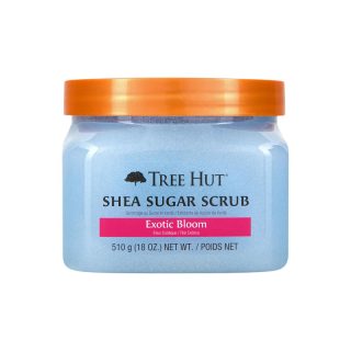 Exfoliante Corporal De Azúcar Natural Con Manteca De Karité Y Esencia De Flor Exótica