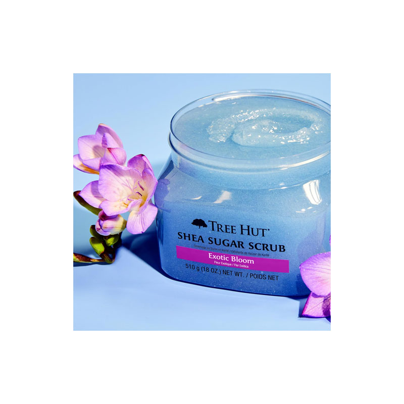 Exfoliante Corporal De Azúcar Natural Con Manteca De Karité Y Esencia De Flor Exótica - Image 2