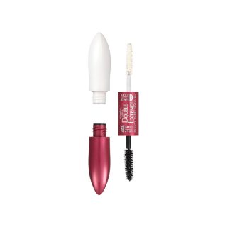 Mascara Double Extend Beauty Tubes Lengthening 2 Step Black 17 Oz