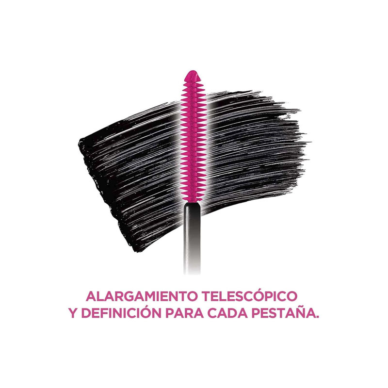 Mascara De Pestañas Carbon Black Telescopic 8 Ml - Image 3