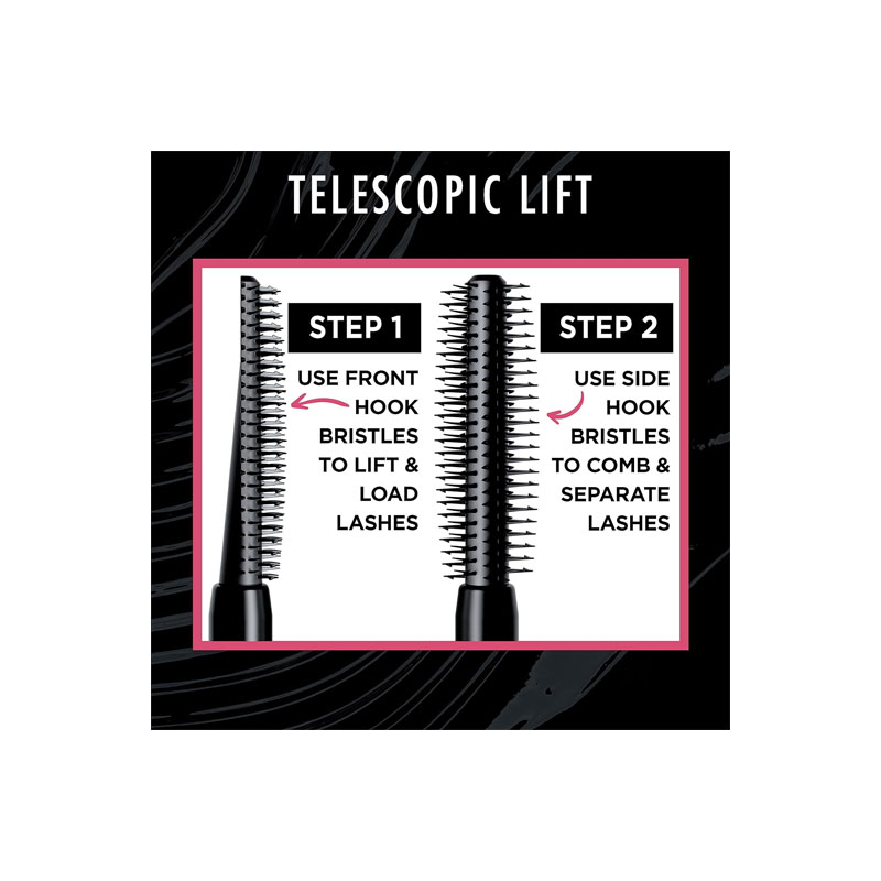 Mascara De Pestañas Telescopic Lift Lavable Negro 10 Ml - Image 3