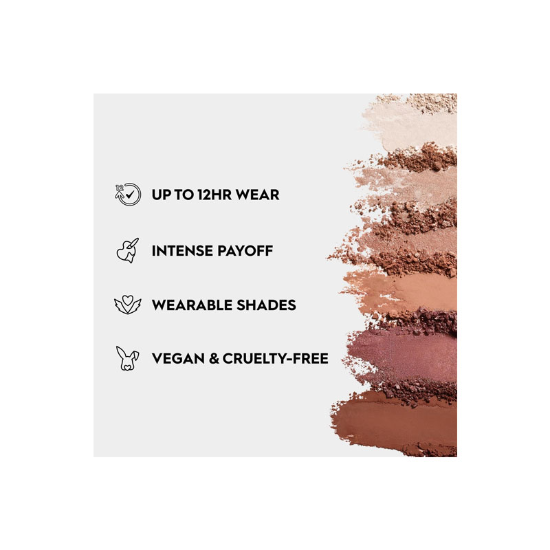 Paleta De Sombras De Ojos 6 Multiusos Con Brillo Mate Y Metálicos - Image 2
