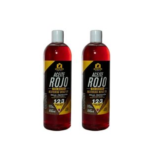 Aceite Rojo Zoms para Maderas 2 pzas de 490 ml
