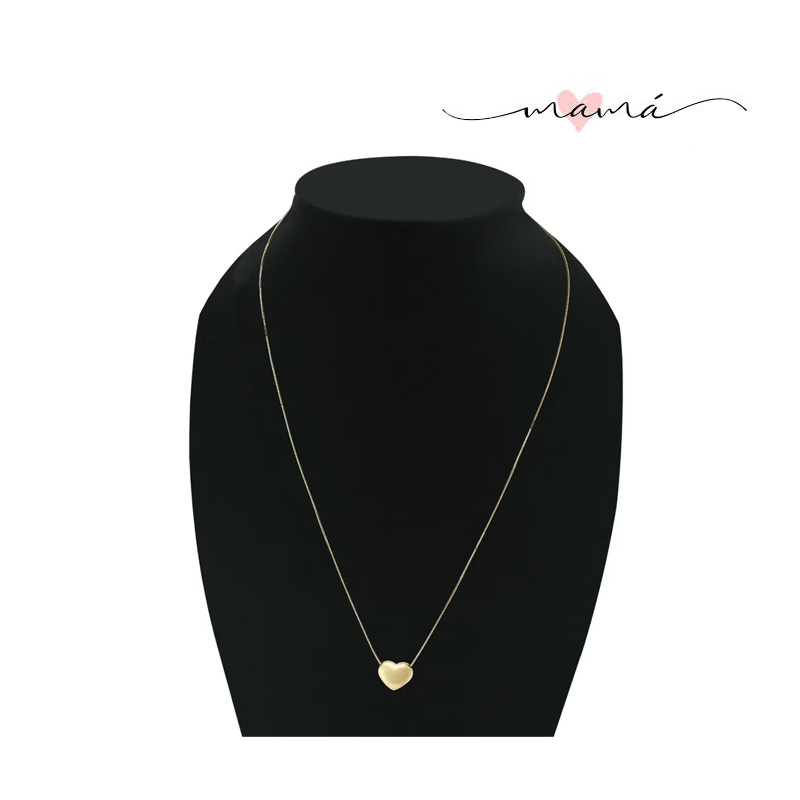 Colgante Con Dije de Corazón de Oro 14 K - Image 3