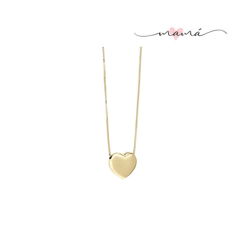Colgante Con Dije de Corazón de Oro 14 K - Image 4