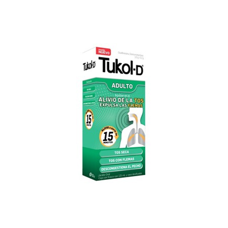 Tukol-D Jarabe Adulto Alivio de Tos y Expulsión de Flemas - Image 2