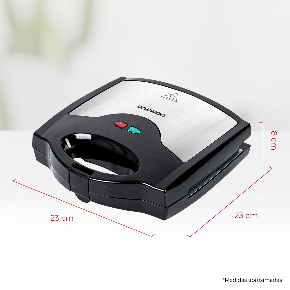 Sandwichera Snackera 3 En 1 DAEWOO GUI