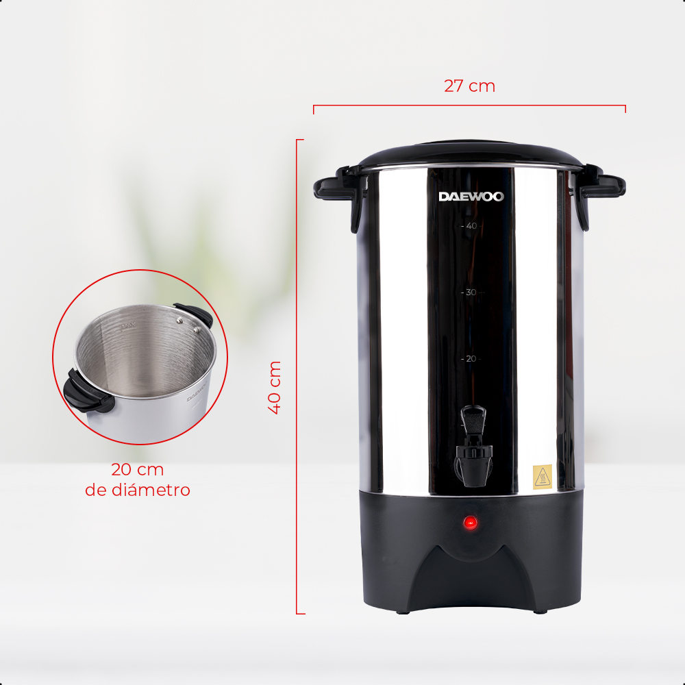 Cafetera Percoladora 6l. DAEWOO GUI - Image 3