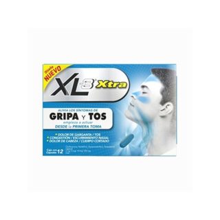 XL-3 Xtra Alivia Síntomas de Gripa y Tos