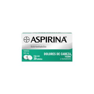 Aspirina Para Dolor de Cabeza, Fiebre y Reumatismo