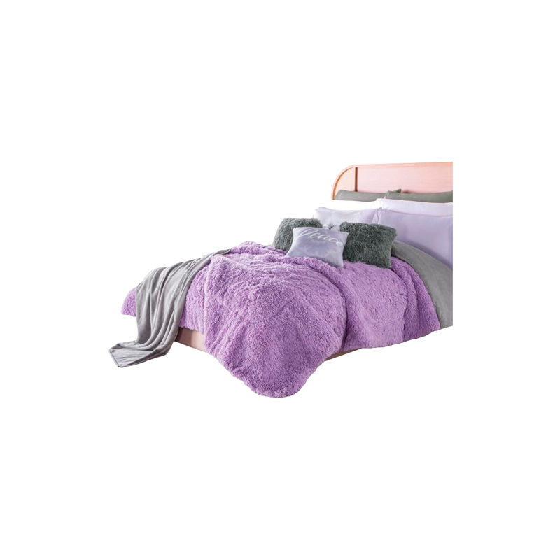 COBERTOR SHAGGY PACHICALIENTITO VIOLETA MAT/IND SOJ