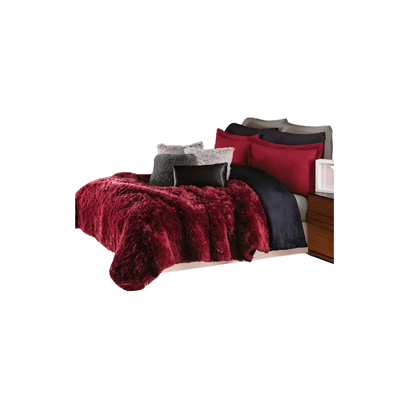 COBERTOR SHAGGY VINO MAT/IND SOJ