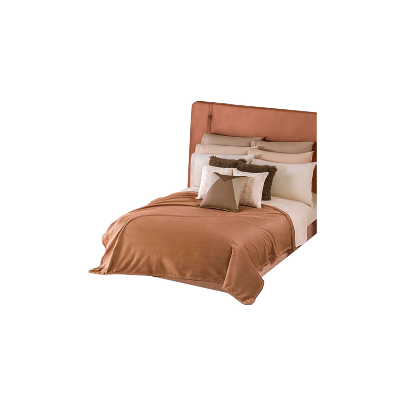 COBERTOR SHAGGY CARAMEL KS-XL/QS SOJ