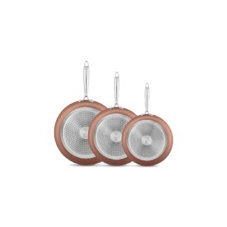Sofía Metallic 3 Pack Naranja Sarten 20 cm, 24 cm y 28 cm SOJ