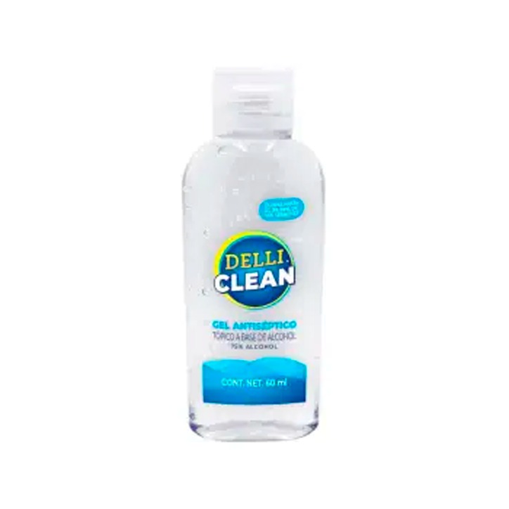Gel Antibacterial Delli Clean Vitrolero 15 pzas