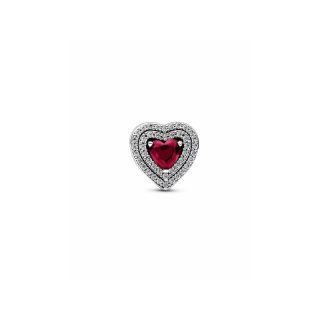 Charm de corazón timeless de plata P 925 zirconia