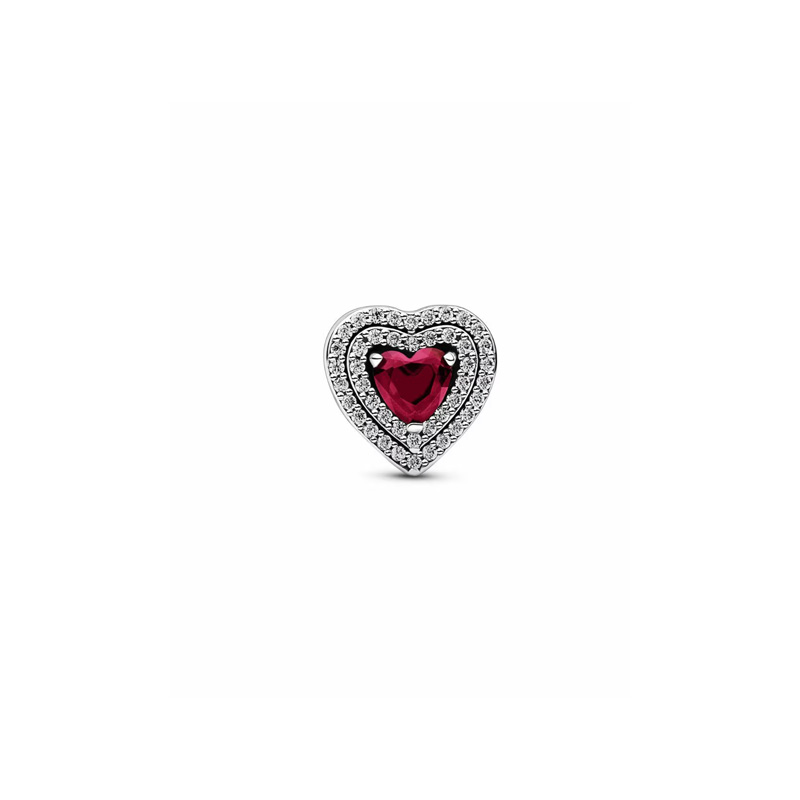 Charm de corazón timeless de plata P 925 zirconia