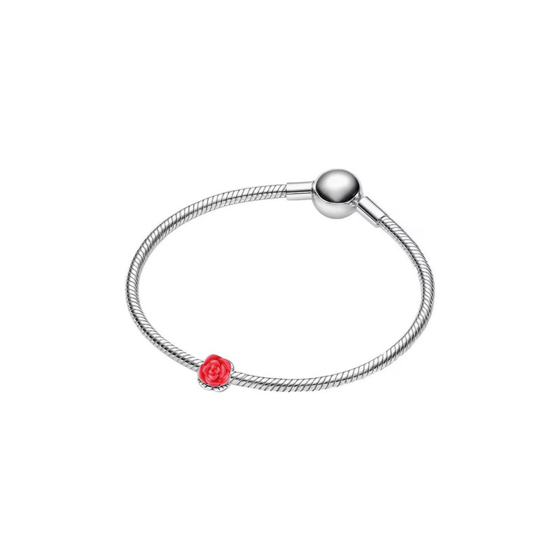 Charm San Valentín de plata rosa - Image 3