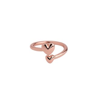 Anillo de corazón zirconia cúbica brillante