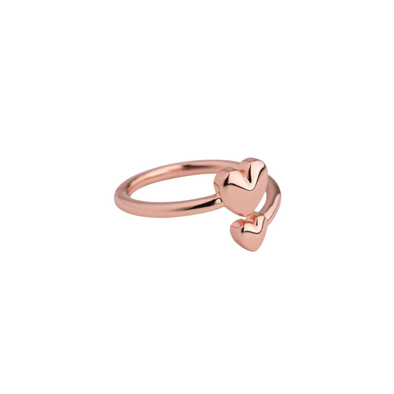 Anillo de corazón zirconia cúbica brillante - Image 2