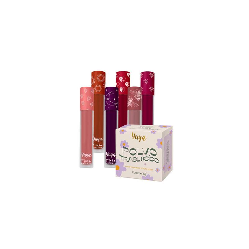 Set de maquillaje labiales yuya