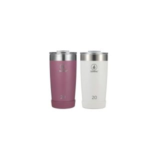 Set de Vasos Térmicos Senpai Capuccino Cream / Rasberry Glace 2 pzas de 600 ml c/u